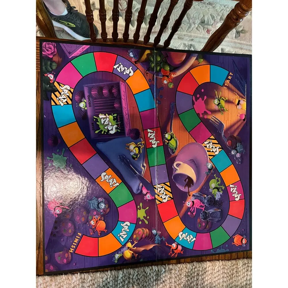 SPLAT! 1990 Milton Bradley The Bug Squishing Race Game with Original Dough